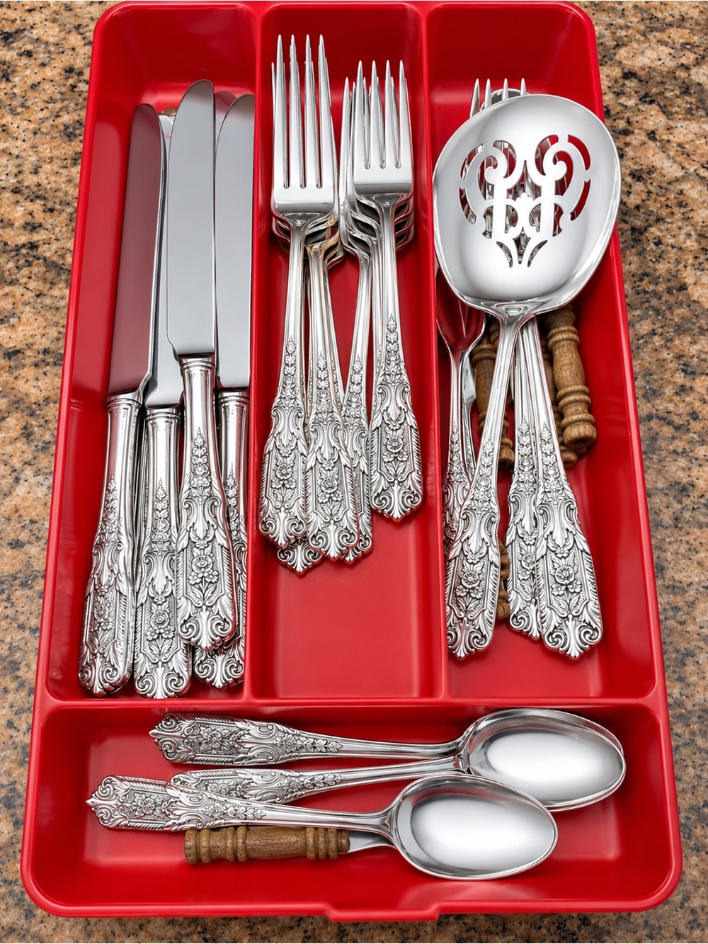 Milburn Rose by Westmorland Sterling Silver Set-1940